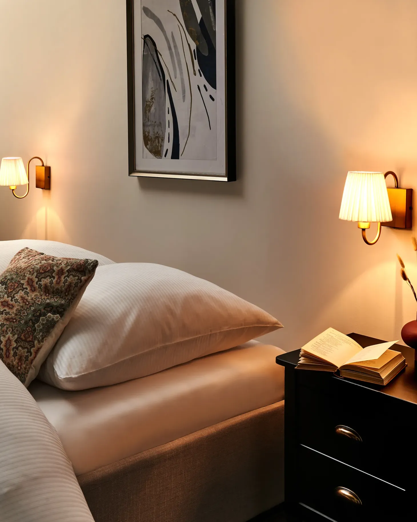 Zestaw 2 lamp ściennych TOLKA Biały Metal