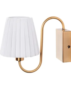 Zestaw 2 lamp ściennych TOLKA Biały Metal