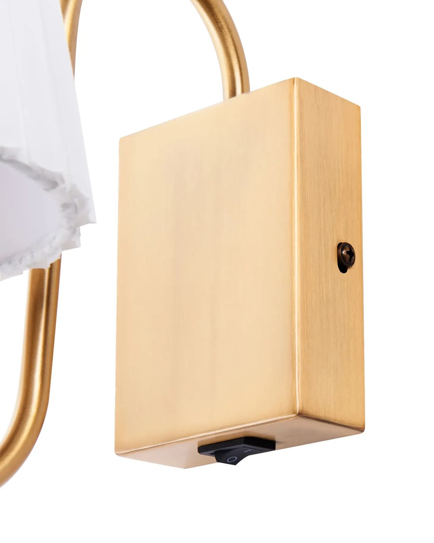Zestaw 2 lamp ściennych TOLKA Biały Metal