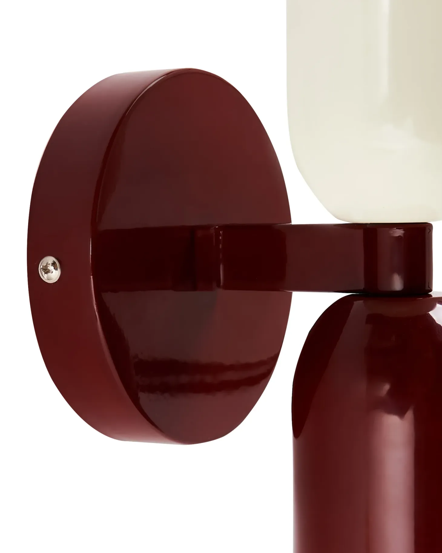 Zestaw 2 lamp ściennych TOPI Czerwony Metal