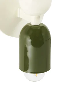 Zestaw 2 lamp ściennych TOPI Złamana biel Metal