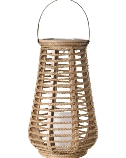 Zestaw 2 lampionów solarnych GWAYI 34 cm Naturalny