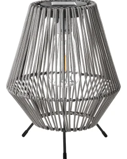 Zestaw 2 lampionów solarnych VUNGU 27 cm Szary