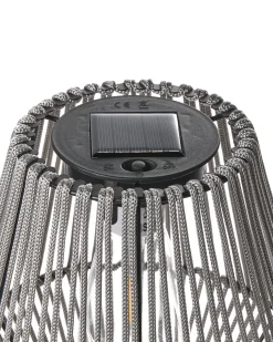 Zestaw 2 lampionów solarnych VUNGU 27 cm Szary