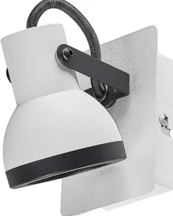 Zestaw 2 lamp spot BARO Biały Metal Regulowana