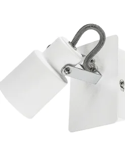Zestaw 2 lamp spot BONTE Biały Metal Regulowana