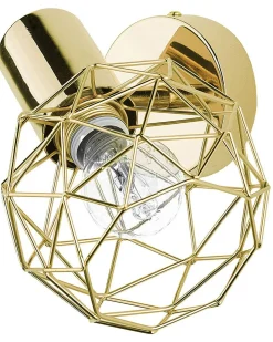 Zestaw 2 lamp spot CHENAB Złoty Metal Regulowana