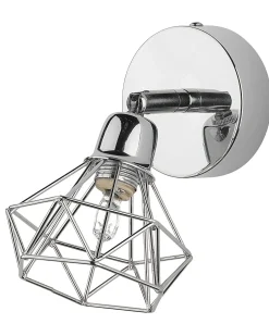 Zestaw 2 lamp spot ERMA Srebrny Metal Regulowana