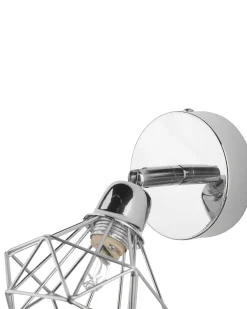 Zestaw 2 lamp spot ERMA Srebrny Metal Regulowana
