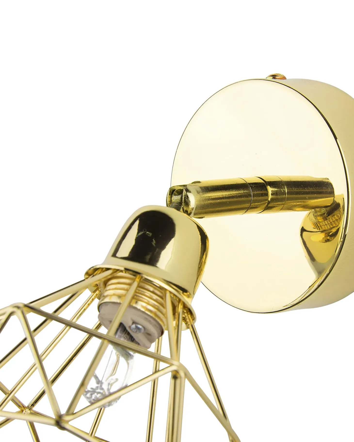 Zestaw 2 lamp spot ERMA Złoty Metal Regulowana