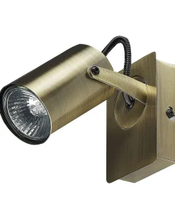 Zestaw 2 lamp spot KLIP Mosiężny Metal Regulowana