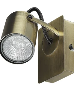 Zestaw 2 lamp spot KLIP Mosiężny Metal Regulowana