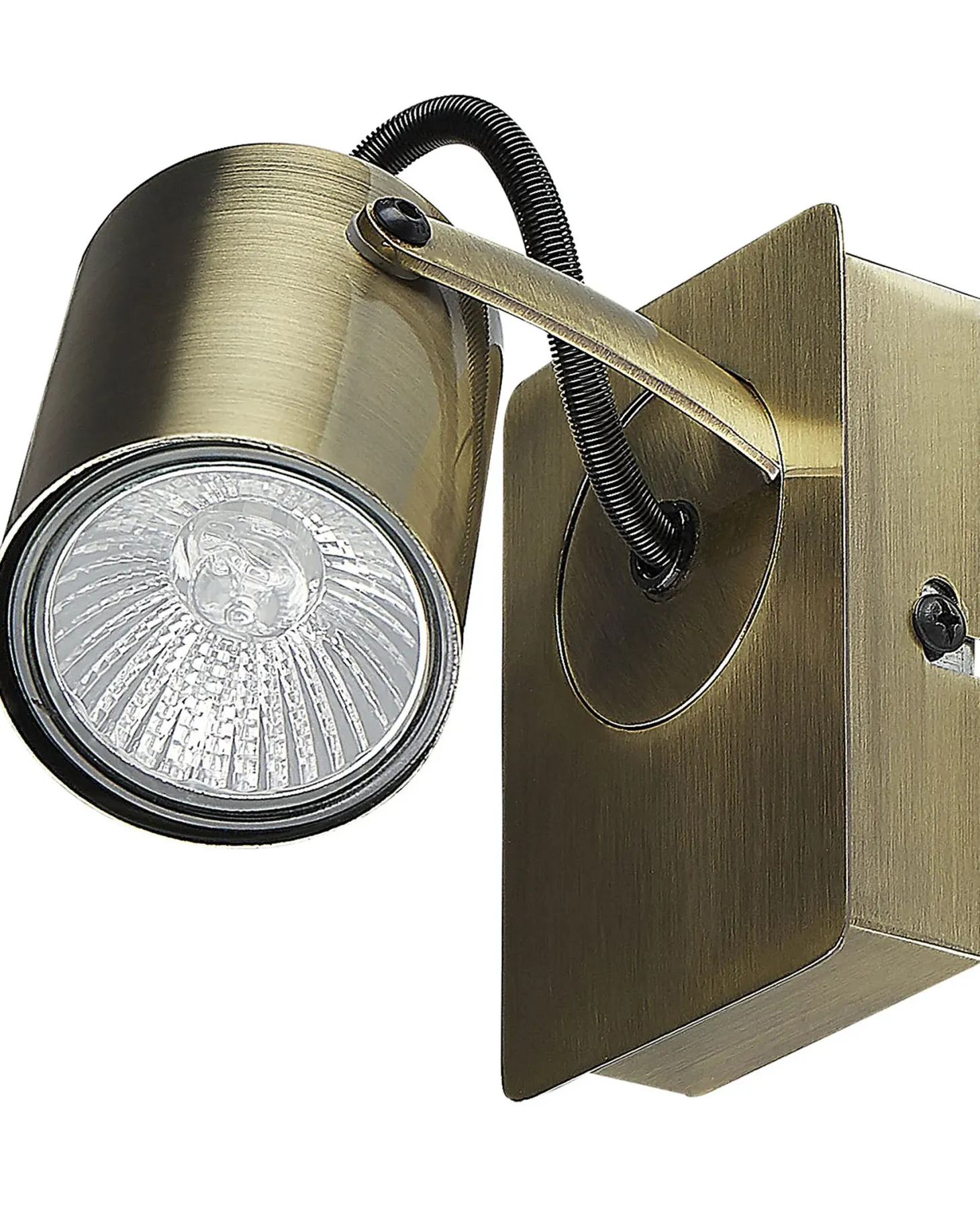 Zestaw 2 lamp spot KLIP Mosiężny Metal Regulowana