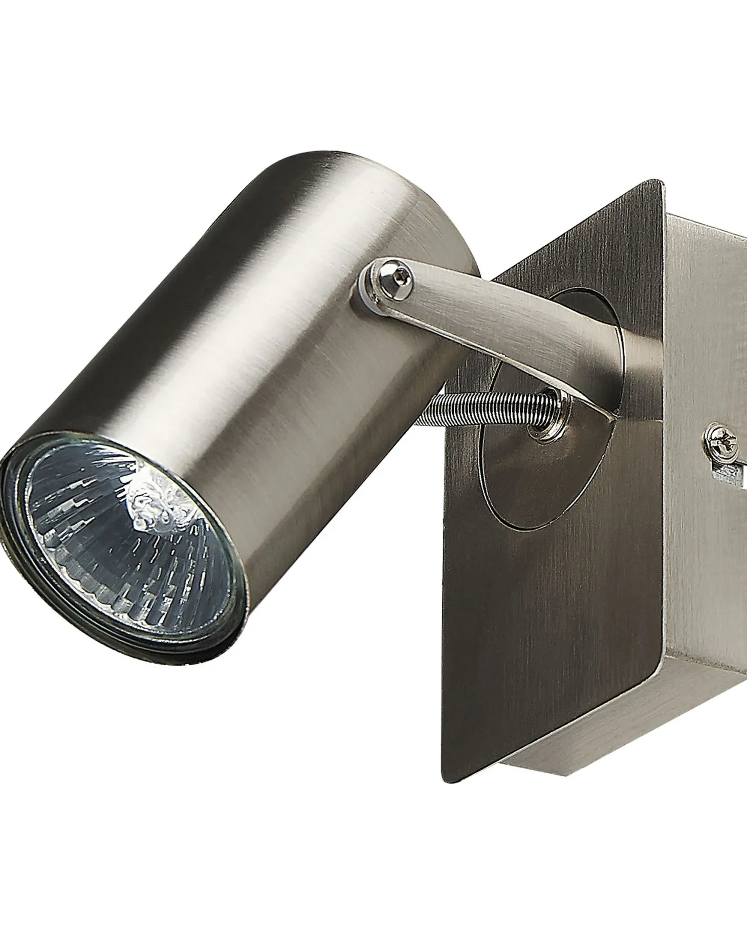 Zestaw 2 lamp spot KLIP Srebrny Metal Regulowana