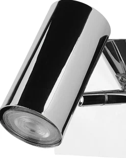 Zestaw 2 lamp spot ROSETTA Srebrny Metal Regulowana