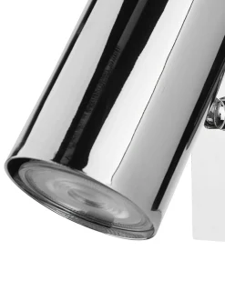 Zestaw 2 lamp spot ROSETTA Srebrny Metal Regulowana