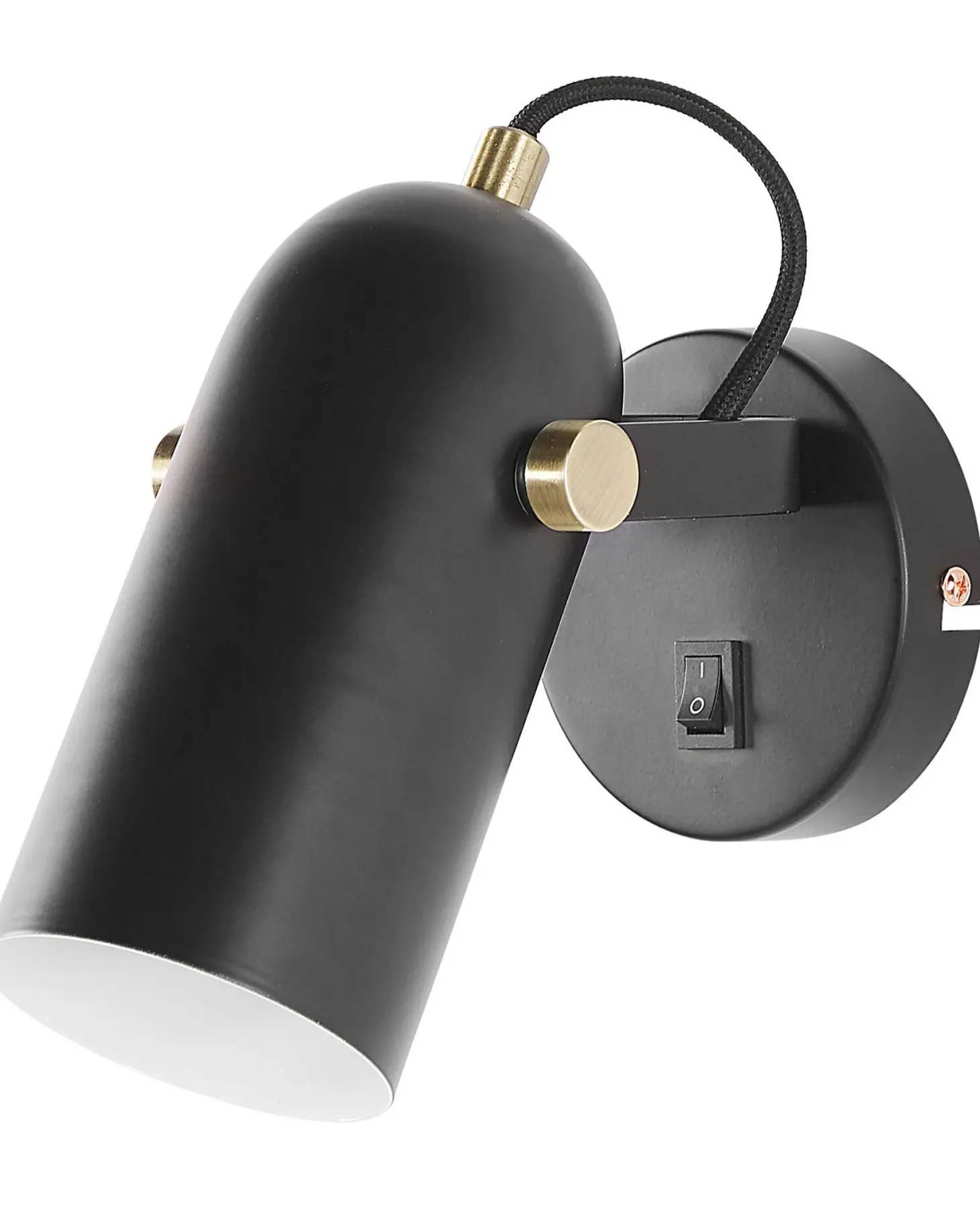 Zestaw 2 lamp spot TYRIA Czarny Metal Regulowana