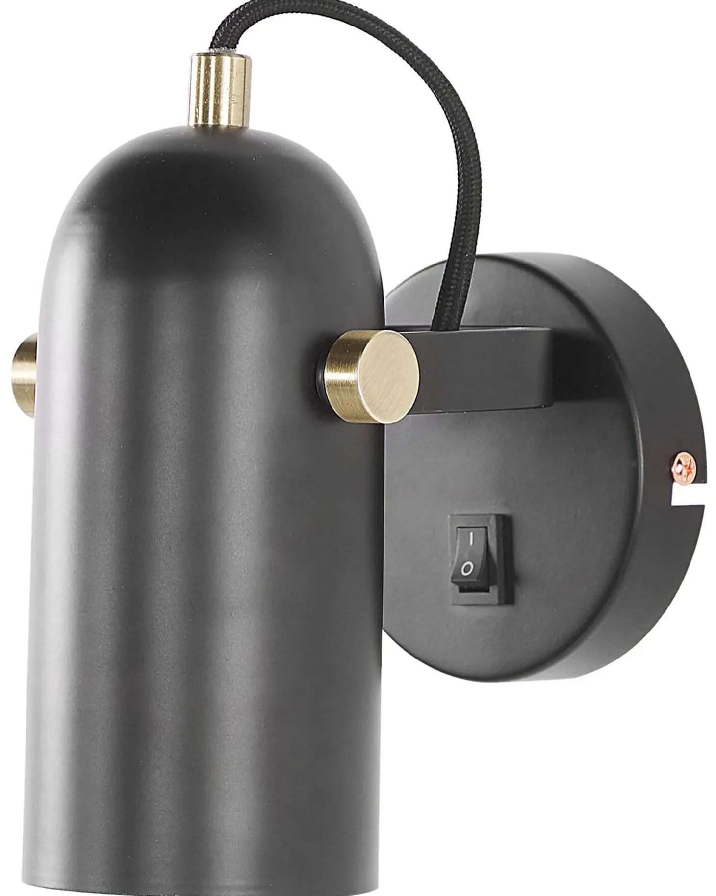 Zestaw 2 lamp spot TYRIA Czarny Metal Regulowana