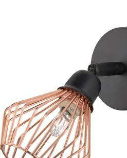 Zestaw 2 lamp spot VOLGA Czarny Metal Regulowana