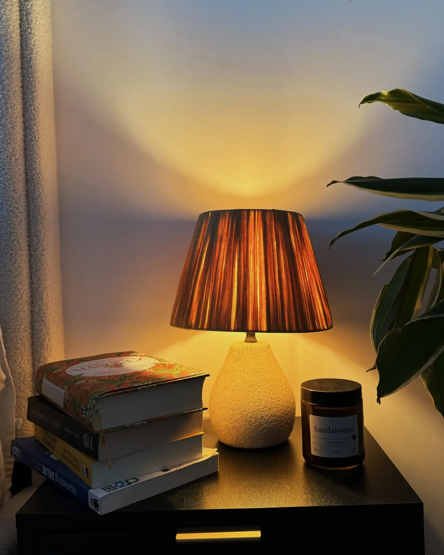 Zestaw 2 lamp stołowych ARWADITO Ceramika Złamana biel