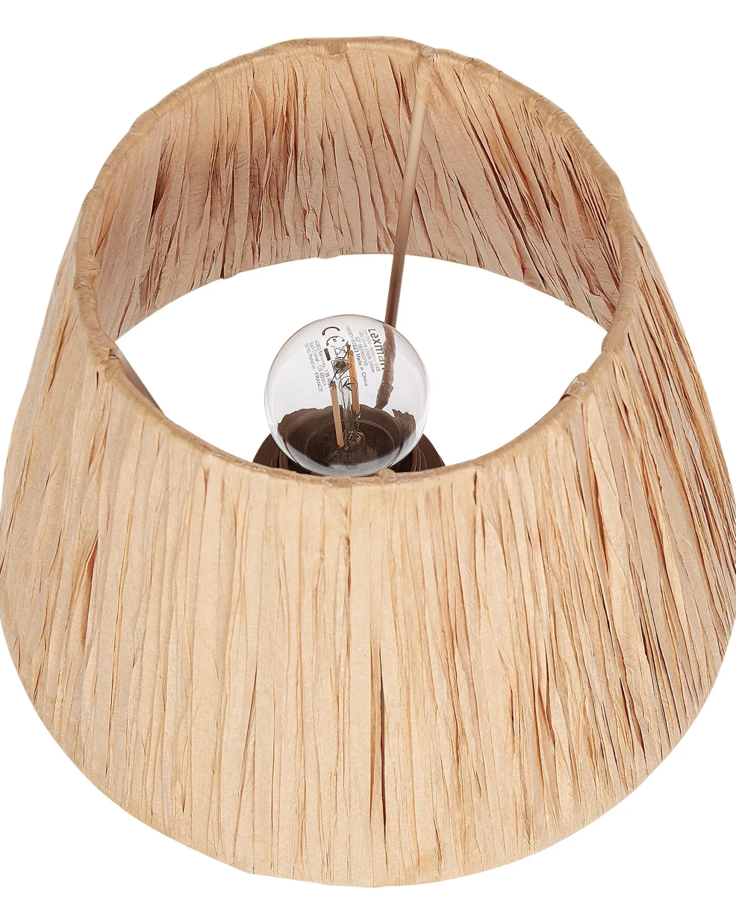 Zestaw 2 lamp stołowych ARWADITO Ceramika Szary