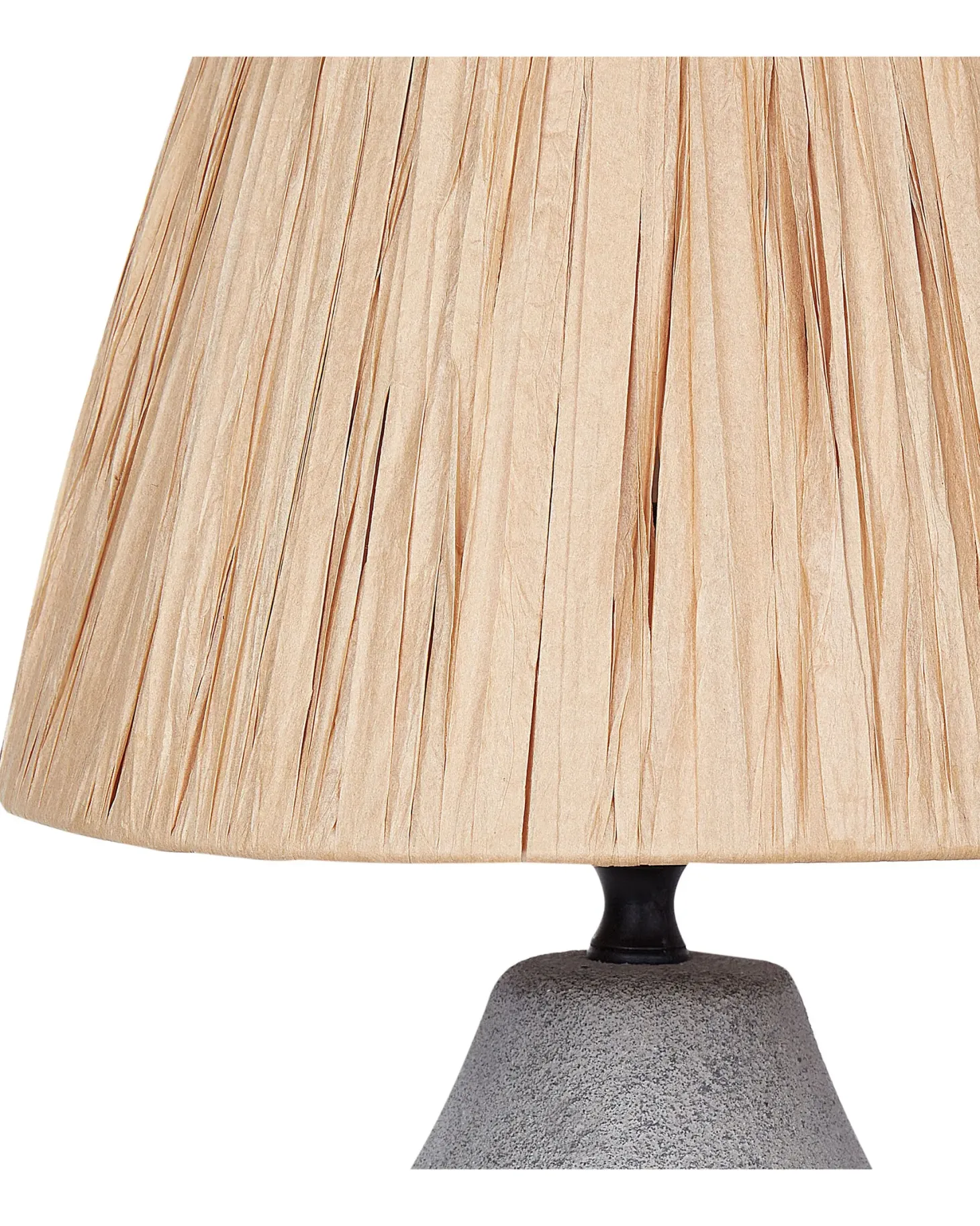 Zestaw 2 lamp stołowych ARWADITO Ceramika Szary