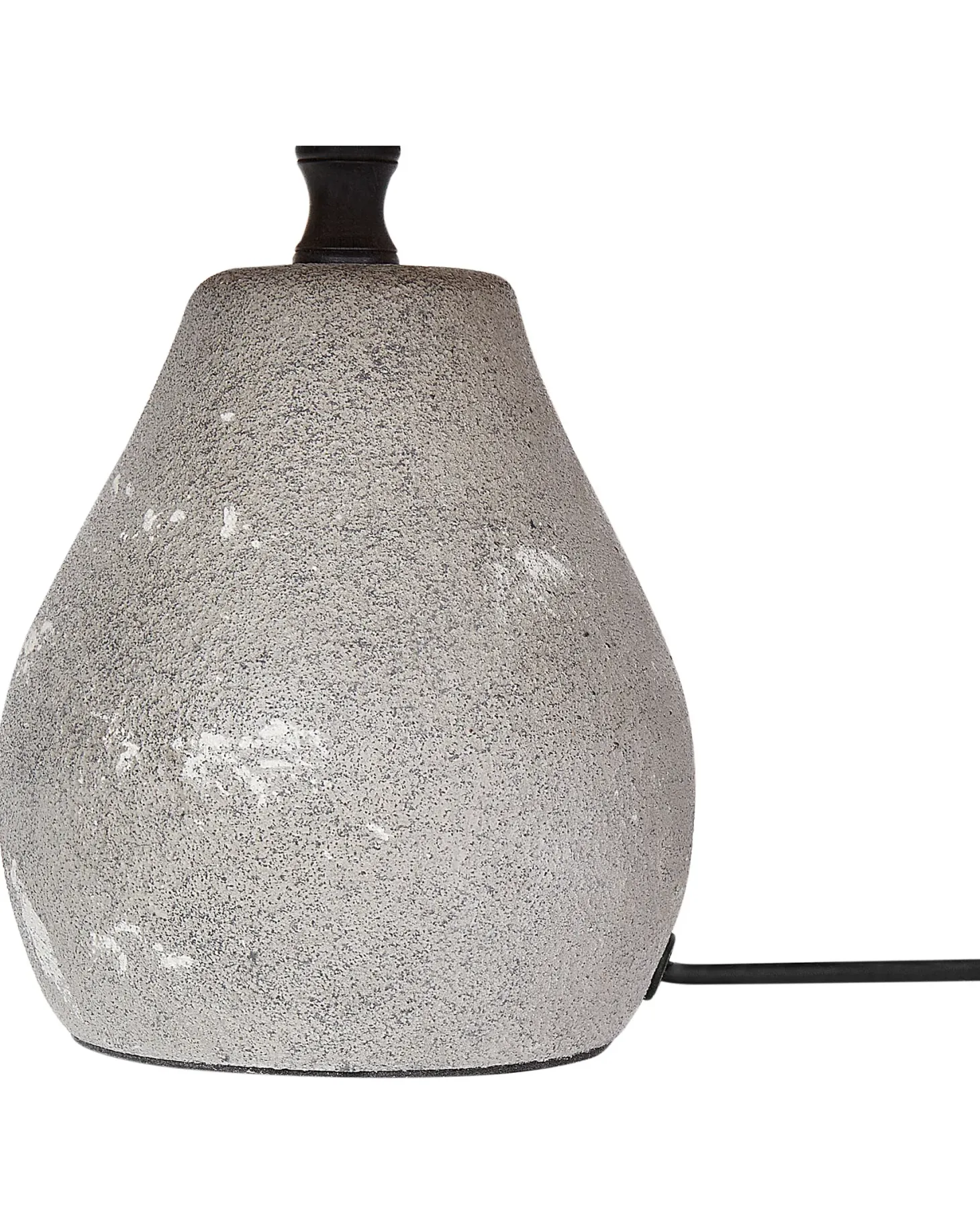 Zestaw 2 lamp stołowych ARWADITO Ceramika Szary