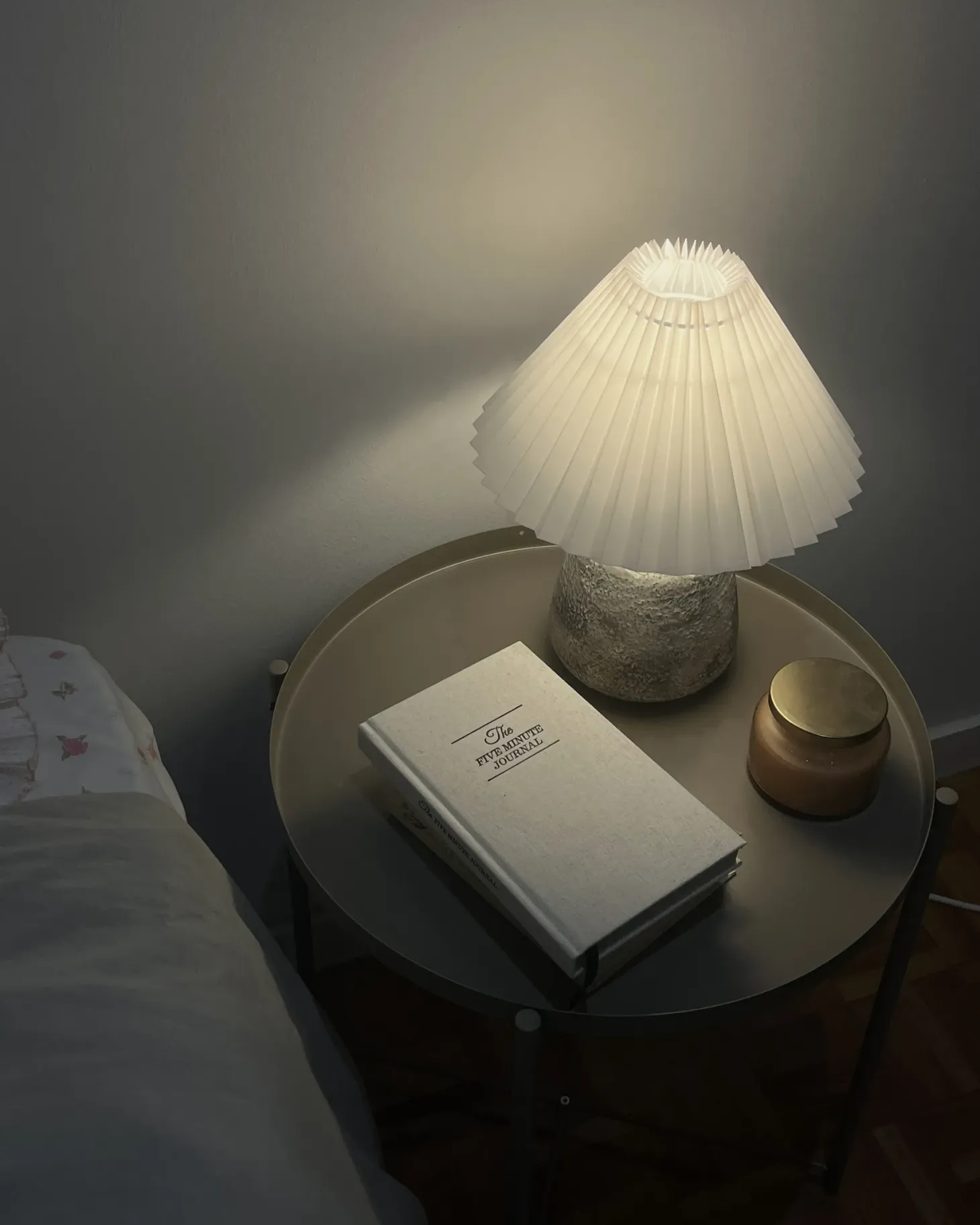 Zestaw 2 lamp stołowych ZEYI Ceramika Biały