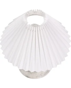 Zestaw 2 lamp stołowych ZEYI Ceramika Biały