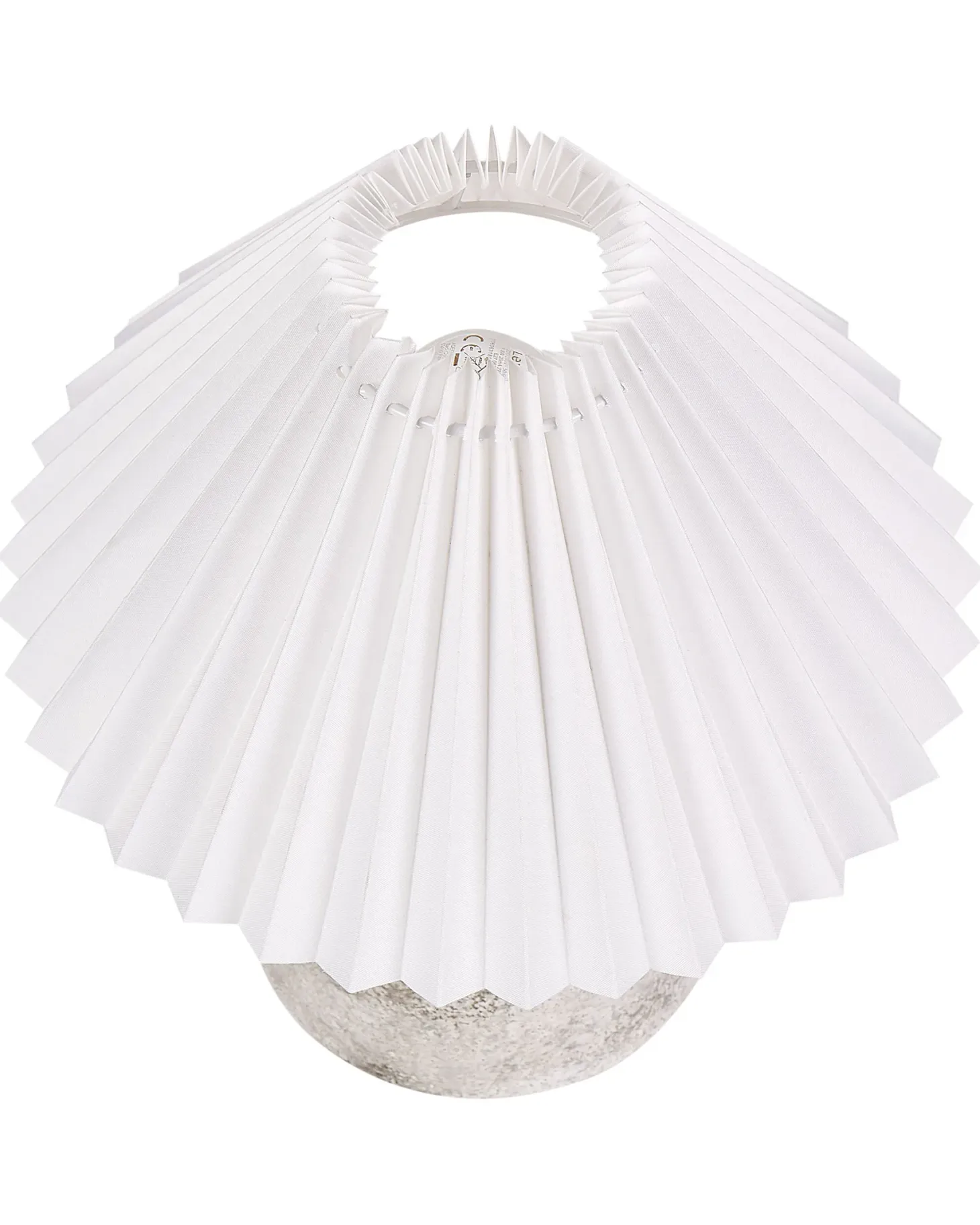 Zestaw 2 lamp stołowych ZEYI Ceramika Biały