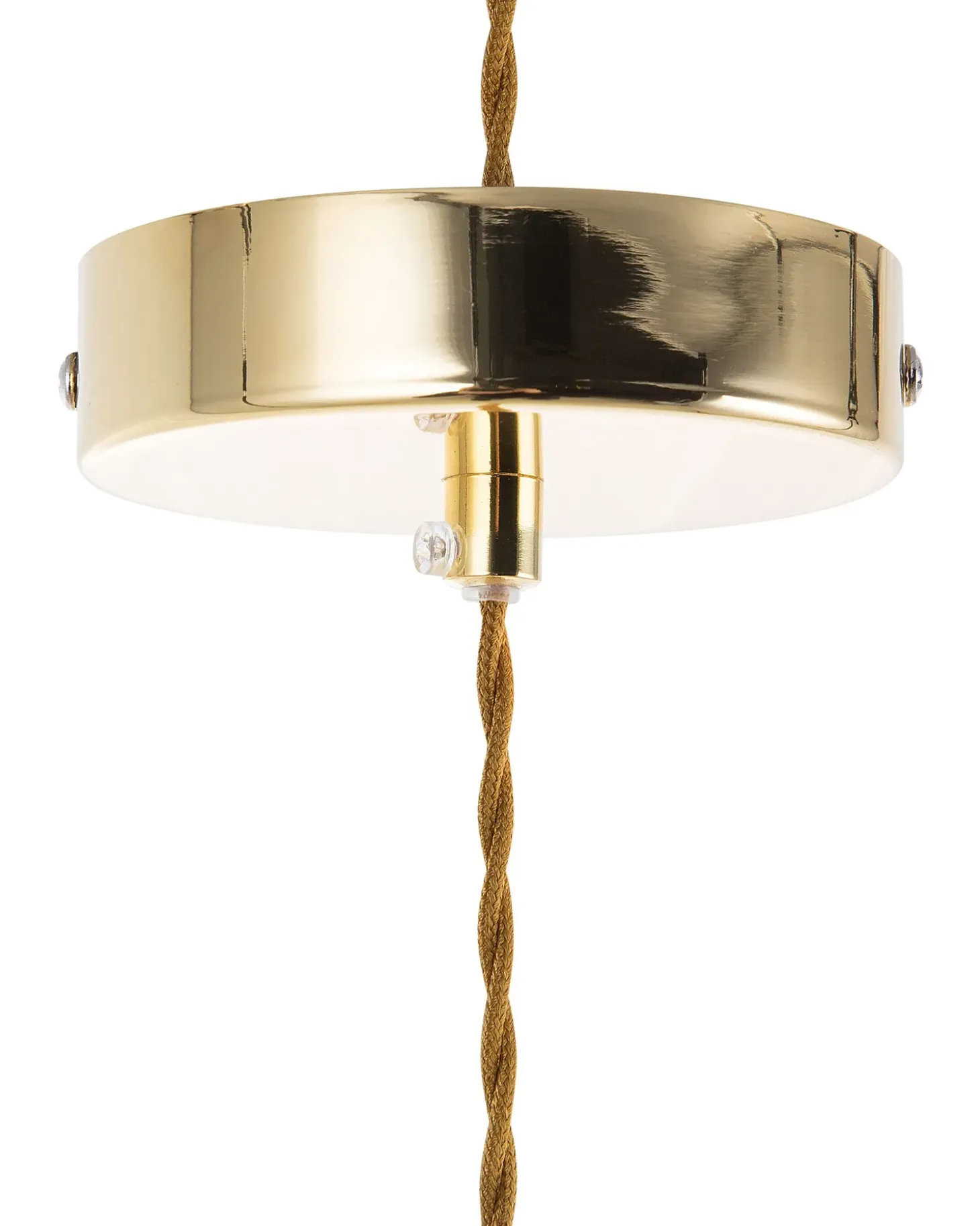 Clearance Zestaw 2 lamp wiszących ANZA Szkło Złoty Wszystkie Lampy|Lampy Wiszące