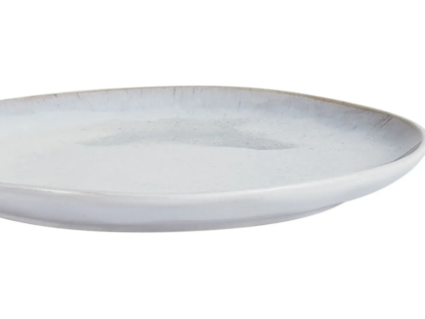 Zestaw 4 małych talerzy SESAME Kamionka Jasnoszary