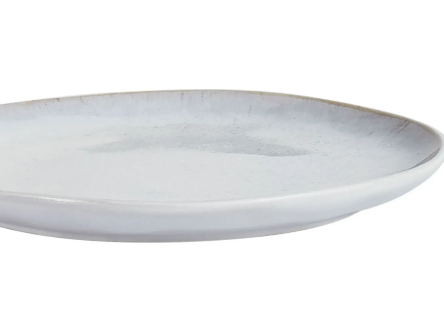 Zestaw 8 małych talerzy SESAME Kamionka Jasnoszary