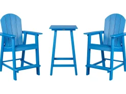 Zestaw mebli balkonowych ADIRONDACK Niebieski