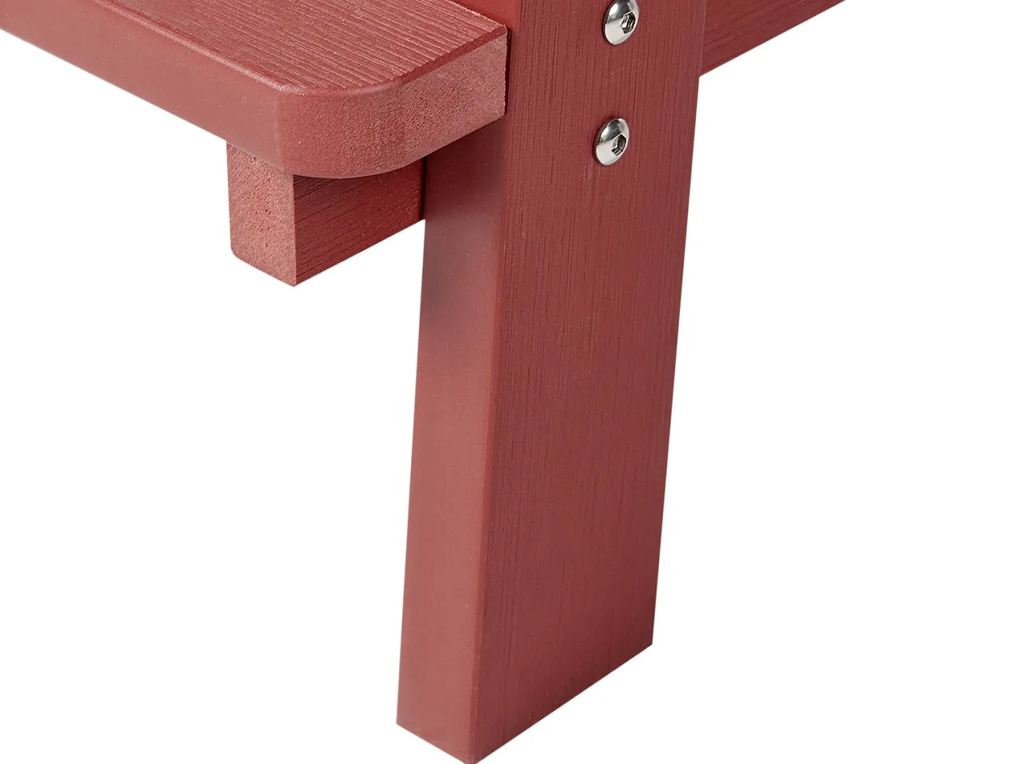 Zestaw mebli balkonowych ADIRONDACK Czerwony