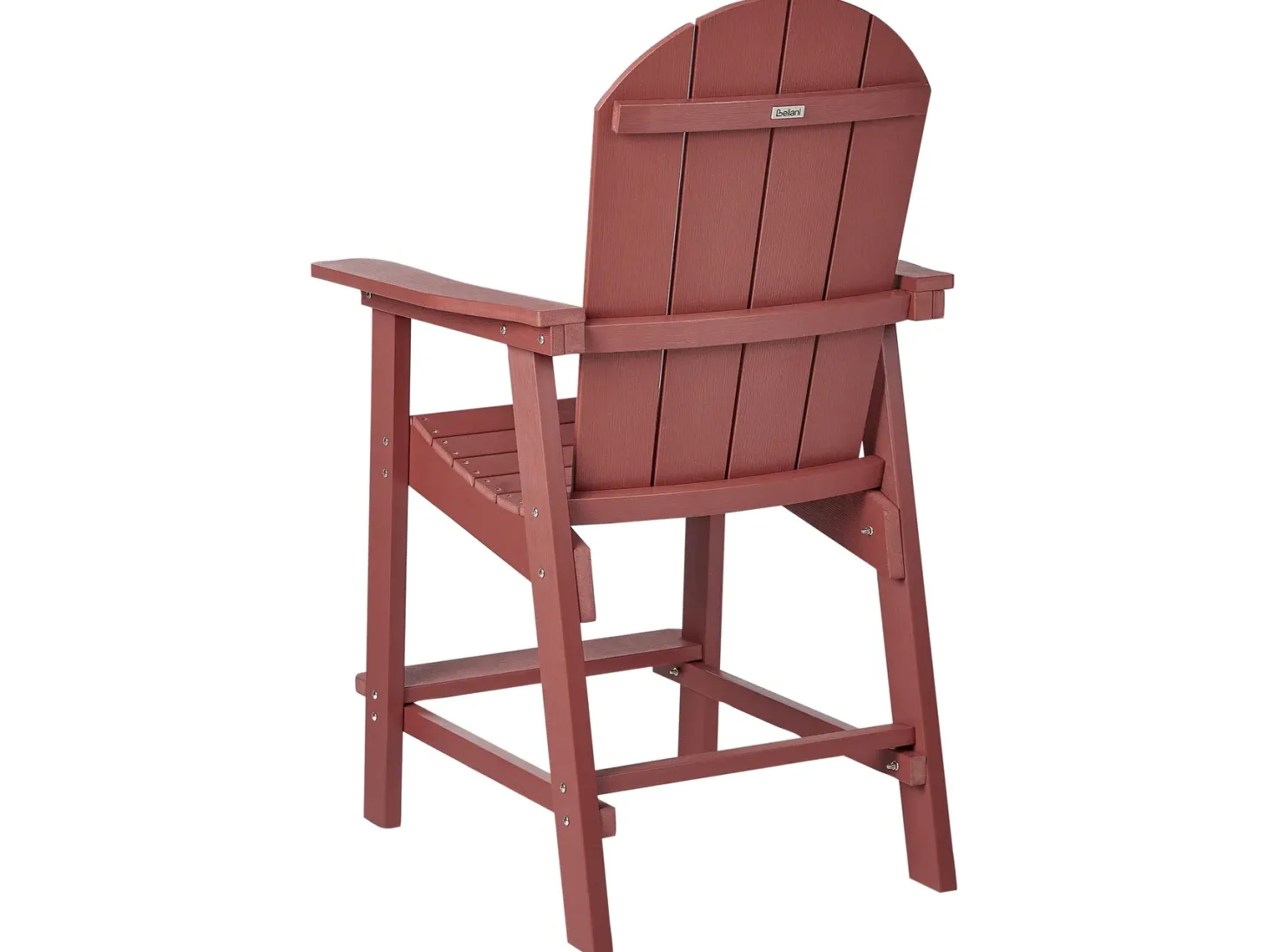 Zestaw mebli balkonowych ADIRONDACK Czerwony