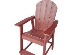 Zestaw mebli balkonowych ADIRONDACK Czerwony