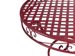 Zestaw mebli balkonowych ALBINIA Metal Burgundowy