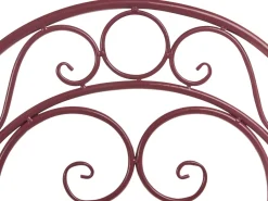 Zestaw mebli balkonowych ALBINIA Metal Burgundowy