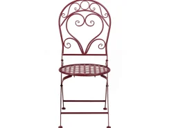 Zestaw mebli balkonowych ALBINIA Metal Burgundowy