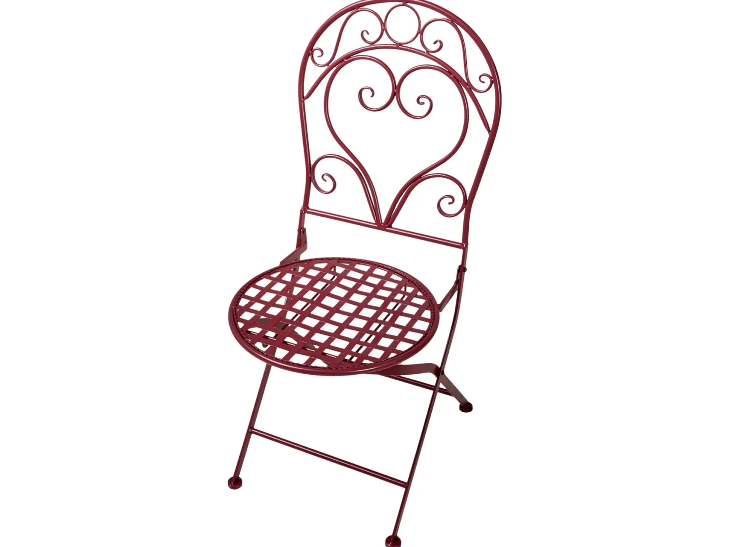 Zestaw mebli balkonowych ALBINIA Metal Burgundowy