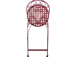 Zestaw mebli balkonowych ALBINIA Metal Burgundowy