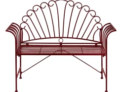 Zestaw mebli balkonowych CAVINIA Metal Burgundowy