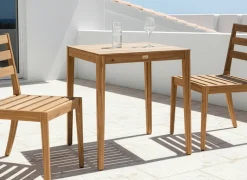 Zestaw mebli balkonowych CHIOGGIA Certyfikowane drewno akacjowe Jasnobrązowy