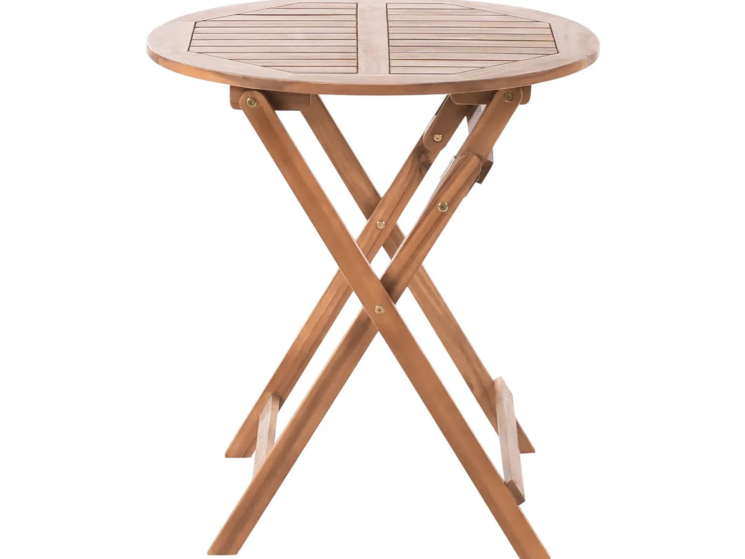 Zestaw mebli balkonowych Składane FEBBIO Certyfikowane drewno akacjowe Brązowy