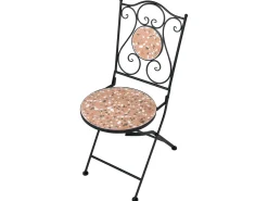 Zestaw mebli balkonowych Składane ADRANO Metal Czarny