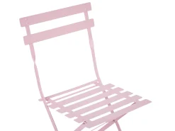 Zestaw mebli balkonowych Składane FIORI Metal Pastelowy róż