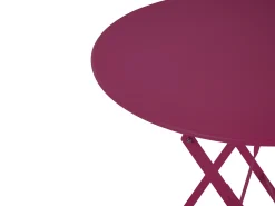 Zestaw mebli balkonowych Składane FIORI Metal Burgundowy