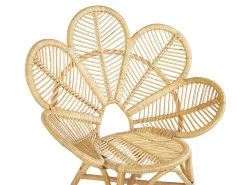 Zestaw mebli balkonowych z poduszkami FLORENTINE / LIMNI Rattan Beżowy