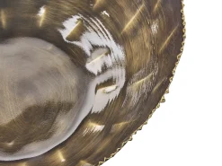 Zestaw 3 mis dekoracyjnych PINANG Metal Mosiężny